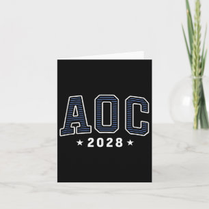 Carte Aoc 2028 Simple Preppy Varsity Débardeur