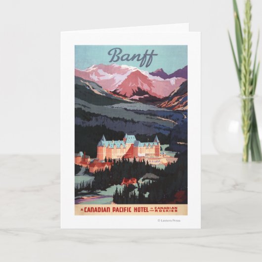 Carte Aperçu de l'affiche de Fairmont Banff Springs (Devant)