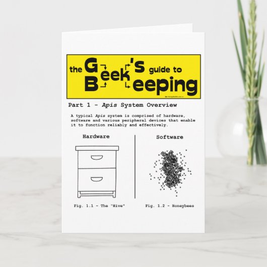 Carte Apiculture geek (Vue d'ensemble du système) - Cart (Devant)