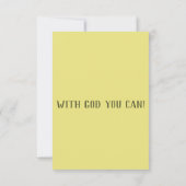 Carte Apocalypse 22:1 KJV Bible Écriture Pic Salutation (Dos)