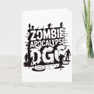 Carte Apocalypse Zombie Dgc Drôle de Golf Zombie Amoureu