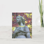 CARTE APOLOGIE HUMOREUSE/STATUE CLASSIQUE/WARDROBE MA (Devant)