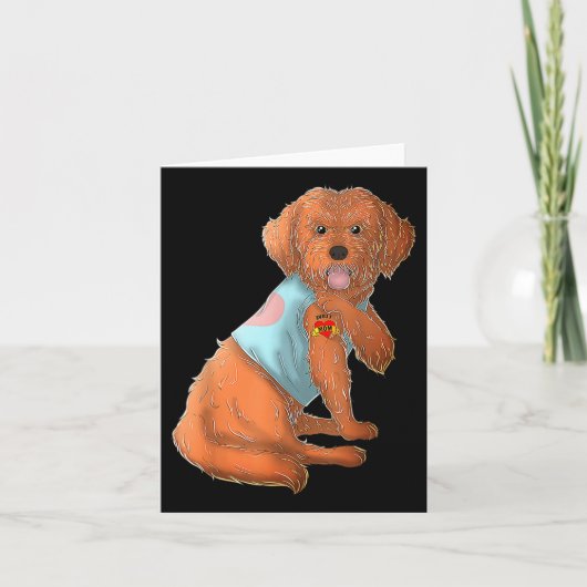 Carte Apoo I Loo Maman Tattoo Chien Chemise Fantastique  (Devant)