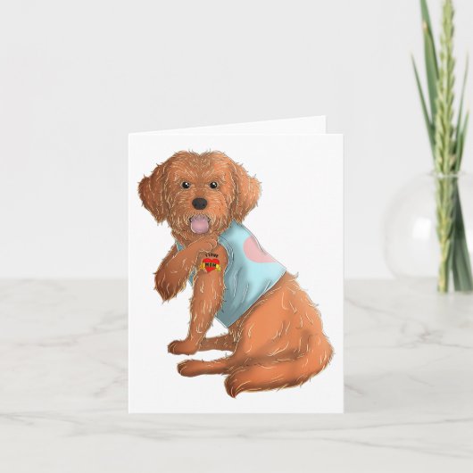 Carte Apoo I Loo Maman Tattoo Chien Chemise Fantastique (Devant)