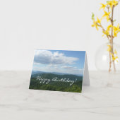 Carte Appalaches Je Jouis D'Un Anniversaire (Fleur jaune)