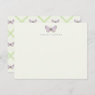 Carte Appalachian Blue Butterfly Flat Note