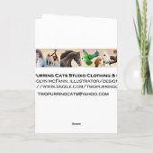 Carte Appaloosa heureux personnalisable d'anniversaire (Dos)