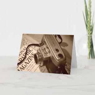 Carte appareil photo de grand-père
