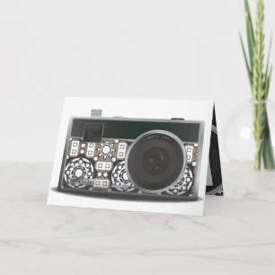 Carte Appareil photo déco