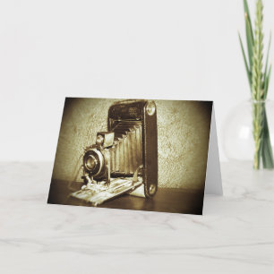 Carte Appareil-photo vintage