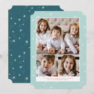 Carte Appartement de Noël Flurie de Snowflake