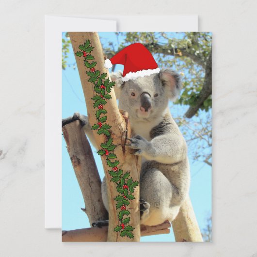 Carte Appartement de Noël Koala (Devant)