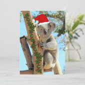 Carte Appartement de Noël Koala (Debout devant)