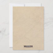 Carte Appartement de Noël Peace & Love (Dos)