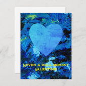 Carte Appartement Denim Valentine Très Bleu (Devant / Derrière)