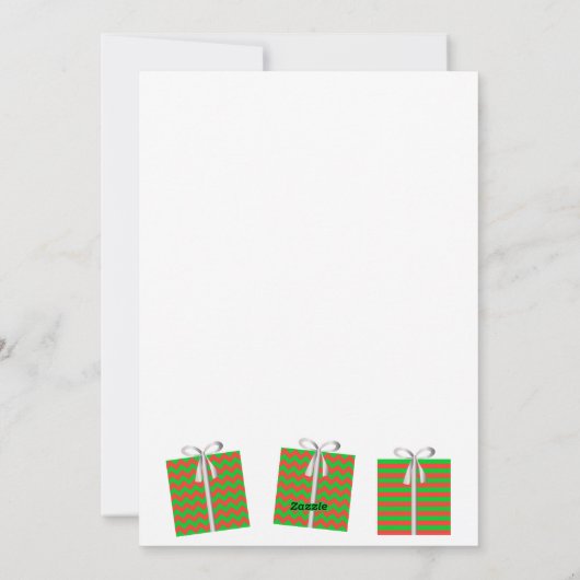 Carte Appartement Elf Christmas - Forfait Cadeau C (Dos)