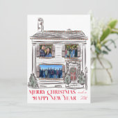 Carte Appartement Maison de Noël (Debout devant)