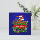 Carte Appartement Rabat de Noël (Debout devant)