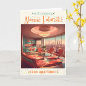Carte Appartement Urbain Futuriste Atomique (Fleur jaune)