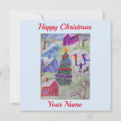 Carte Appartement Village de Noël (Devant)