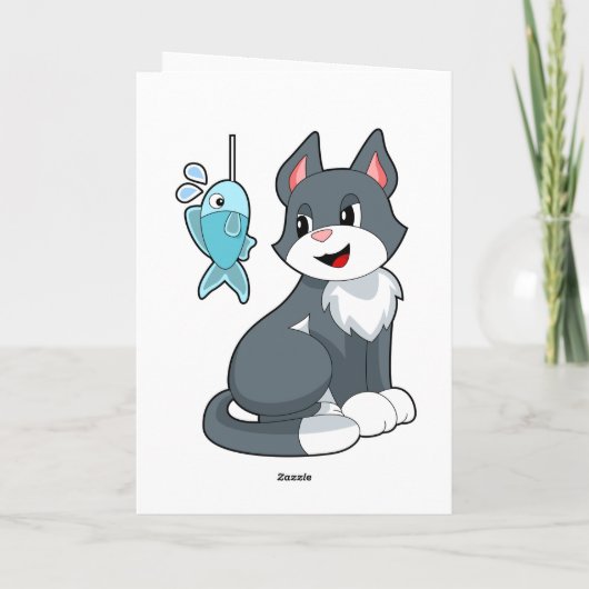 Carte Appât pour chat poisson (Dos)