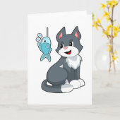 Carte Appât pour chats (Fleur jaune)