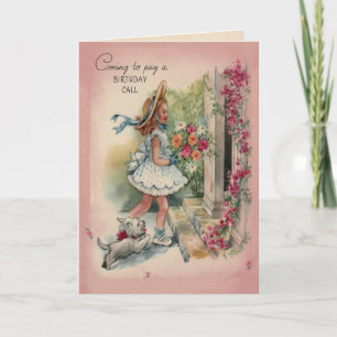 Carte Appel d'anniversaire