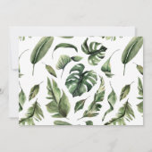 Carte Appel de tous les animaux de fête | Safari Anniver (Dos)