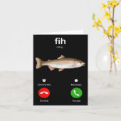 Carte Appel Fih Me Rappeler Message Refuser Accepter Tél (Fleur jaune)