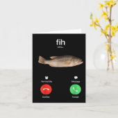 Carte Appel Fih Me Rappeler Message Refuser Accepter Tél (Fleur jaune)