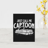 Carte Appelez-Moi Captoon - Propriétaire de bateau Voile (Fleur jaune)