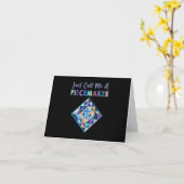 Carte Appelez-Moi Simplement Un Assembleur De Pièces De  (Fleur jaune)