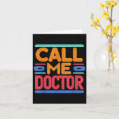 Carte Appelle-Moi Docteur ___— (Fleur jaune)