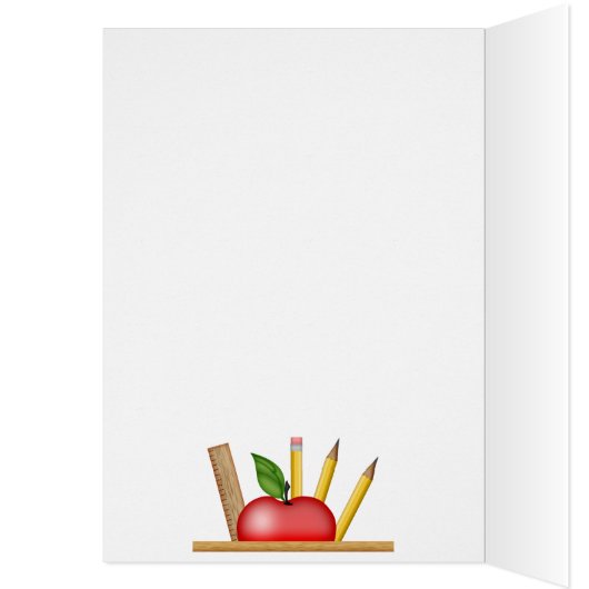 Carte Apple Cup de l'enseignant (Intérieur (Gauche))