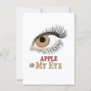 Carte Apple de Mon Oeil Cils Art
