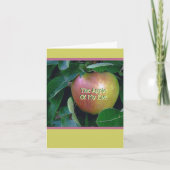 Carte "Apple Of My Eye"/ "C'EST TOI !" (Devant)