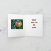 Carte "Apple Of My Eye"/ "C'EST TOI !" (Intérieur)
