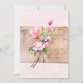 Carte Apple Tree Blossoms Bridesmaids Luncheon Invitatio (Dos)