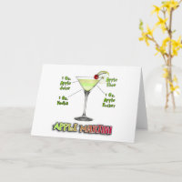 Appletini aka Apple Martini Cocktail Recette Art