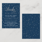 Carte Apporte un livre, Twinkle Star, Baby Shower (Devant / Derrière)