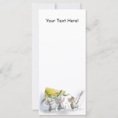 Carte Apporter Dans Le Signet De Fête Du Fromage De Noël (Dos)