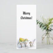 Carte Apporter Dans Le Signet De Fête Du Fromage De Noël (Debout devant)