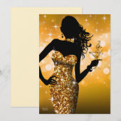 Carte Apportez l'Éclat de la Brillance | or (Devant / Derrière)