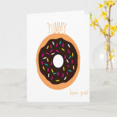 Carte Apportez-moi des bonbons (Fleur jaune)