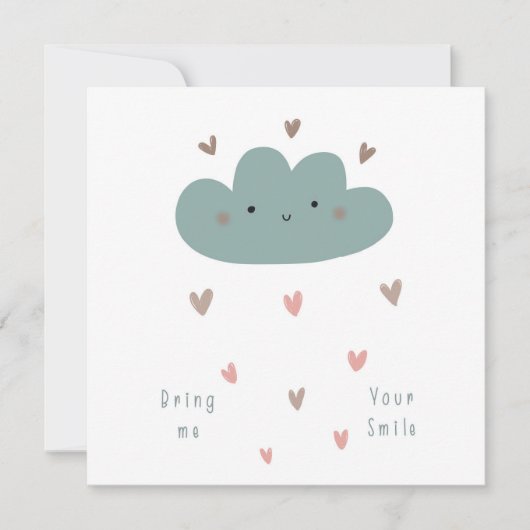 Carte Apportez-moi votre infirmière de sourire (Devant)