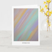 Carte Appréciation (Fleur jaune)