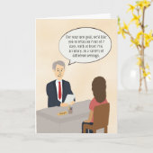 Carte Appréciation amusante de l'enseignant de l'enseign (Fleur jaune)