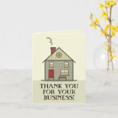 Carte Appréciation client vide du Merci du concessionnai (Fleur jaune)