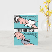 Carte Appréciation de la fête des pères : Un hommage amu (Fleur jaune)