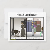 Carte Appréciation de l'enseignant (Devant)